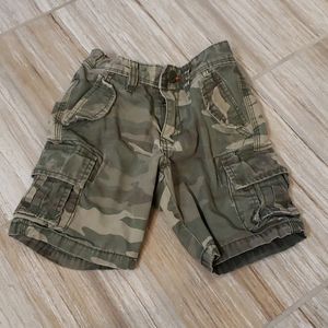 Camo cargo shorts
